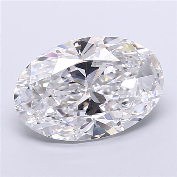 3.02 ct. oval Lab Grown Diamond front image