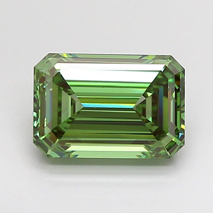 2.55 ct. emerald Lab Grown Diamond front image