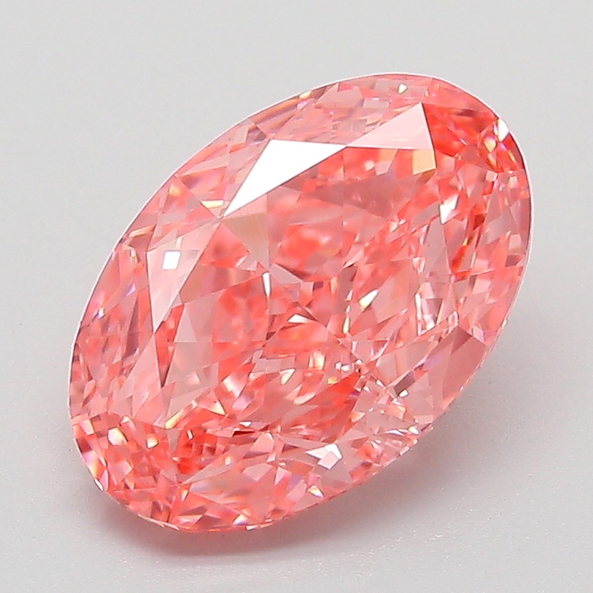 3.03 ct. oval Lab Grown Diamond front image
