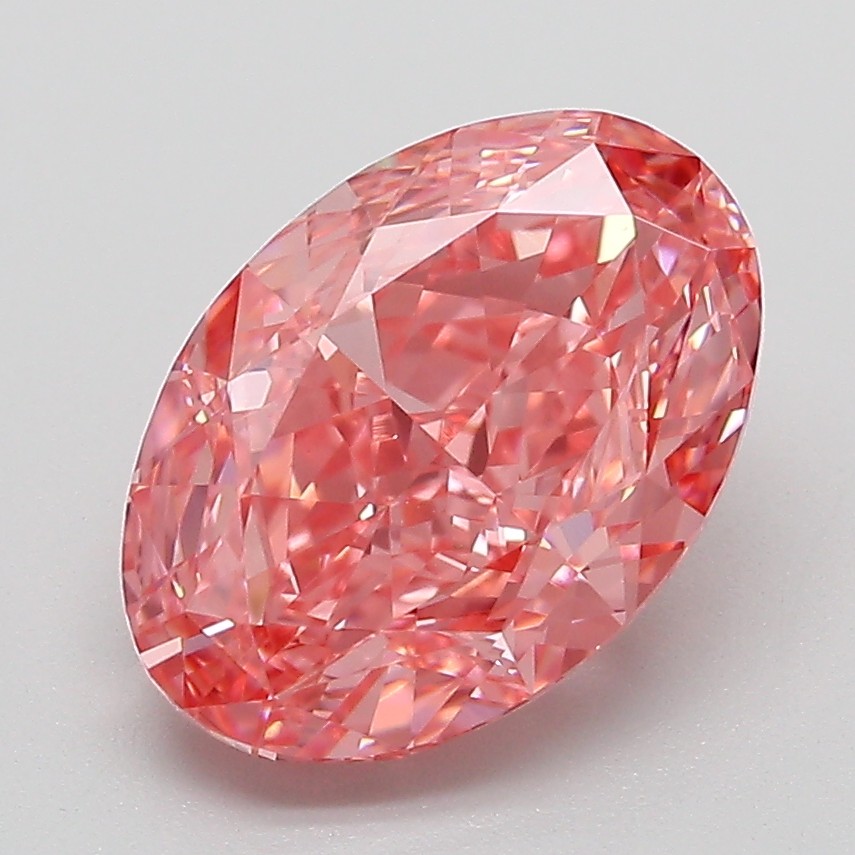 3.08 ct. oval Lab Grown Diamond front image