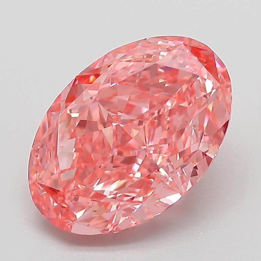 3.08 ct. oval Lab Grown Diamond front image