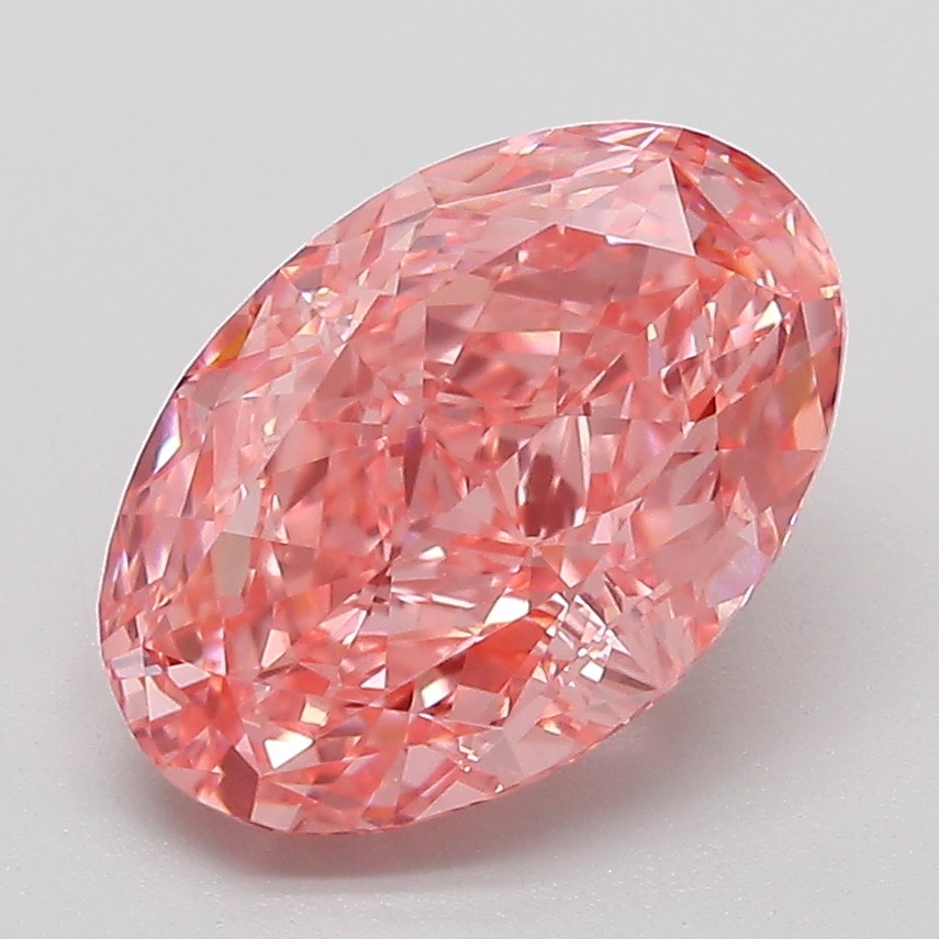 3.08 ct. oval Lab Grown Diamond front image