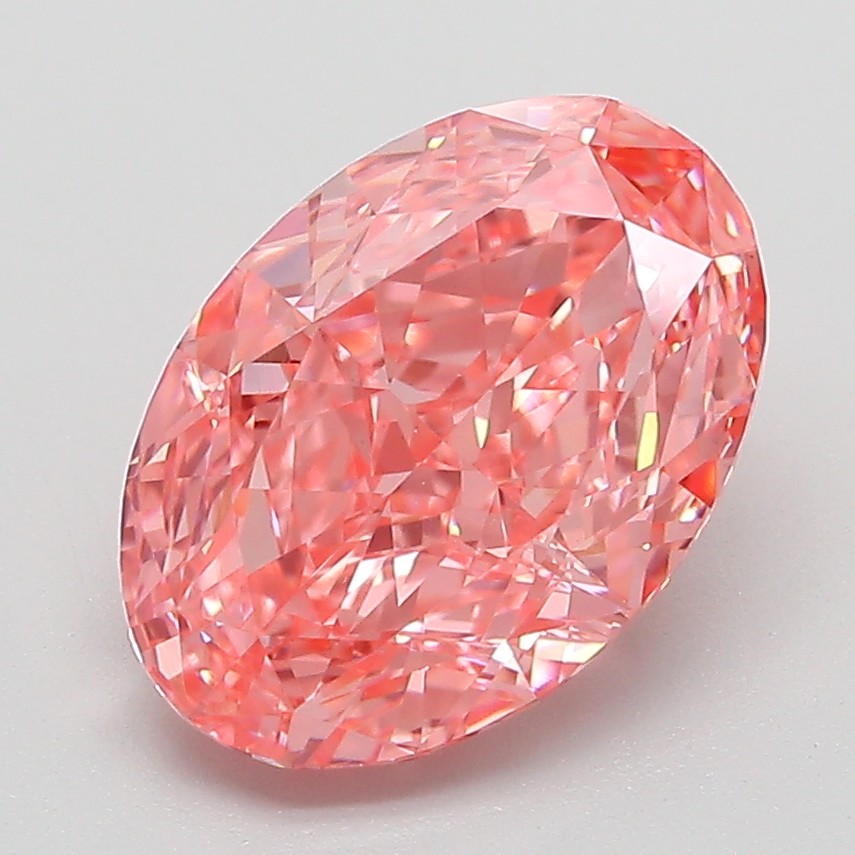 3.08 ct. oval Lab Grown Diamond front image