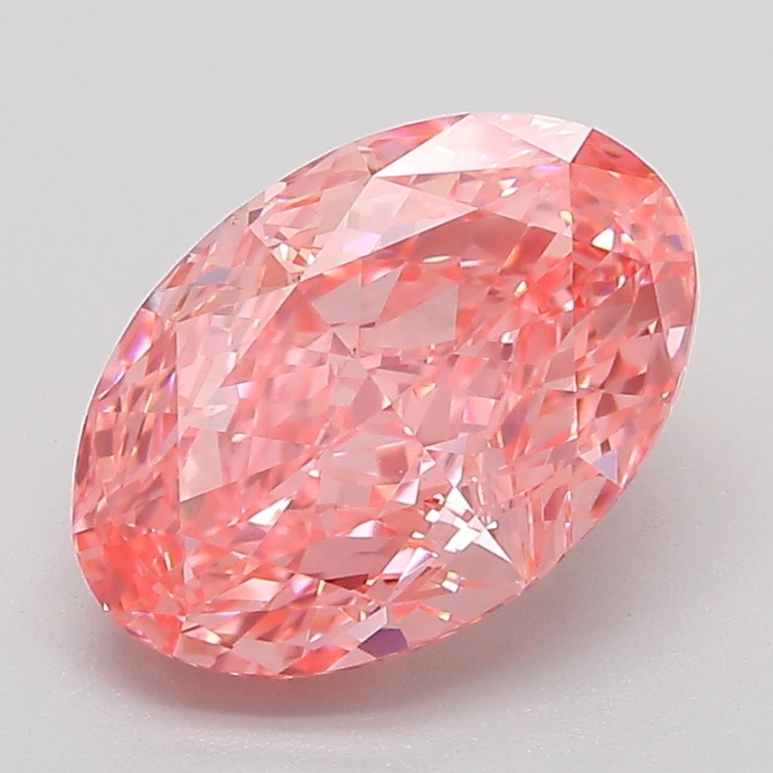 3.09 ct. oval Lab Grown Diamond front image