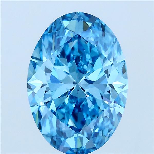 2.07 ct. oval Lab Grown Diamond front image