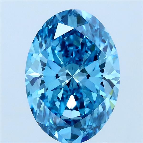 2.06 ct. oval Lab Grown Diamond front image