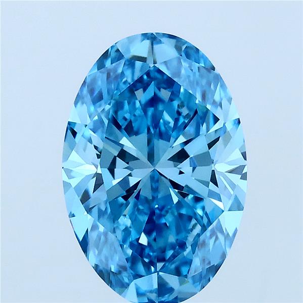 2.54 ct. oval Lab Grown Diamond front image