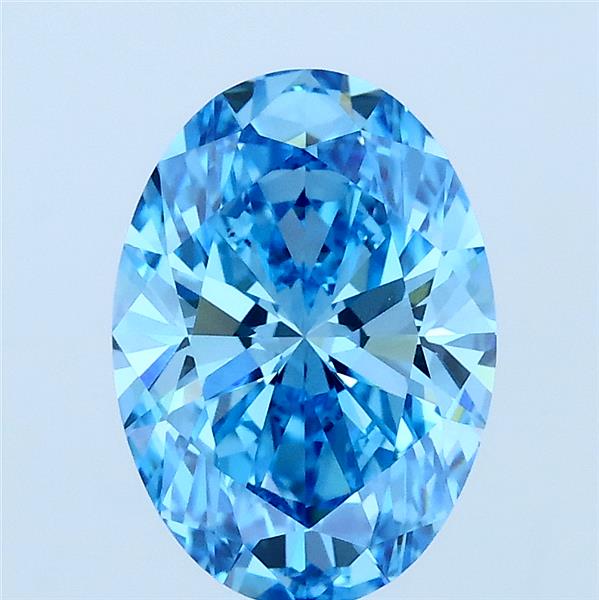 2.02 ct. oval Lab Grown Diamond front image