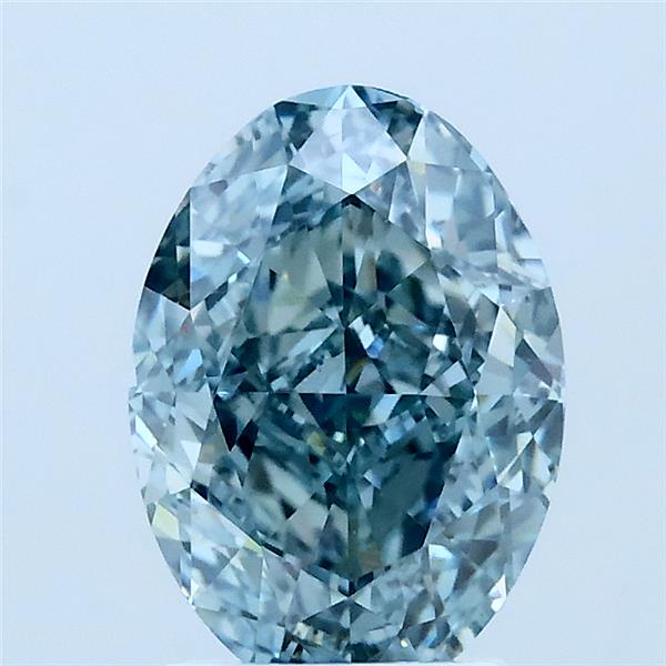 2.06 ct. oval Lab Grown Diamond front image
