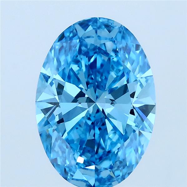 2.03 ct. oval Lab Grown Diamond front image