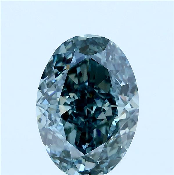 2.92 ct. oval Lab Grown Diamond front image