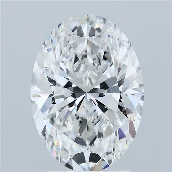2.07 ct. oval Lab Grown Diamond front image