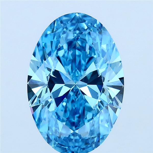 2.08 ct. oval Lab Grown Diamond front image