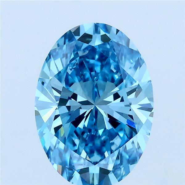 2.09 ct. oval Lab Grown Diamond front image