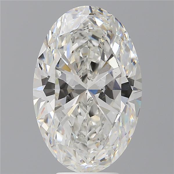 6.51 ct. oval Lab Grown Diamond front image
