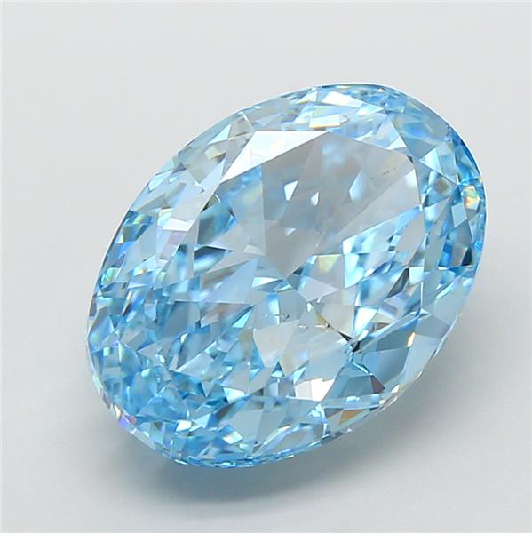 6.01 ct. oval Lab Grown Diamond front image