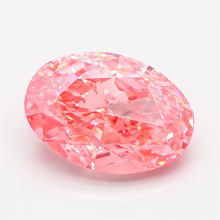 7.01 ct. oval Lab Grown Diamond front image