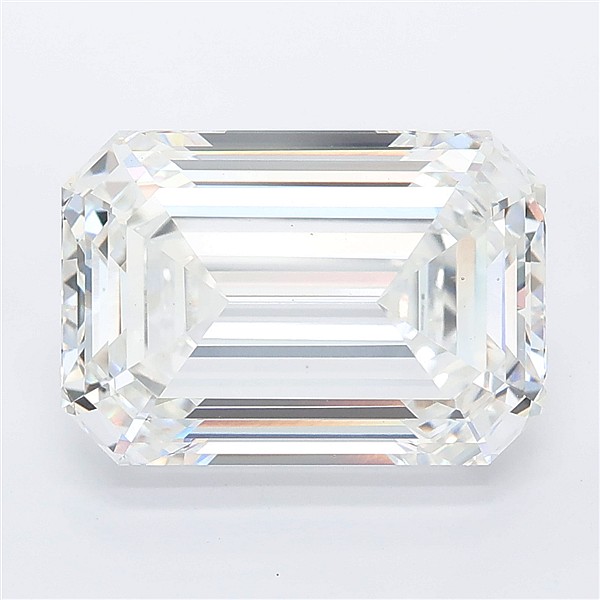 6.10 ct. emerald Lab Grown Diamond front image