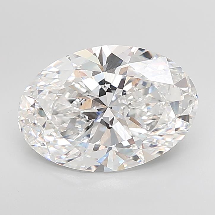 7.08 ct. oval Lab Grown Diamond front image