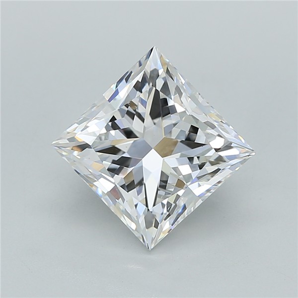 3.03 ct. princess Lab Grown Diamond front image