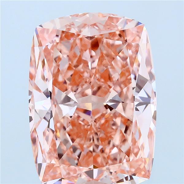 6.10 ct. cushion Lab Grown Diamond front image