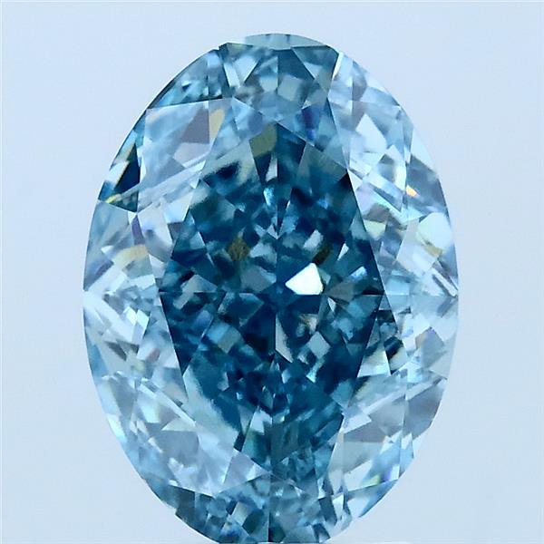 3.08 ct. oval Lab Grown Diamond front image