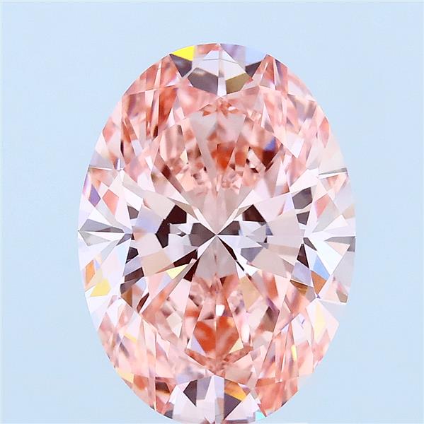 4.06 ct. oval Lab Grown Diamond front image