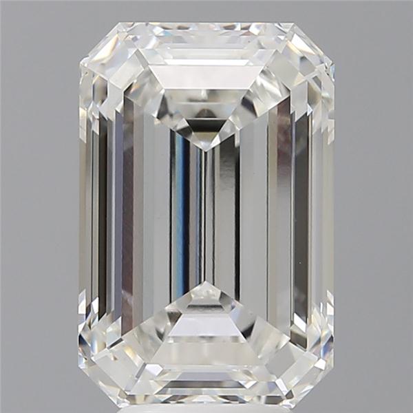 6.10 ct. emerald Lab Grown Diamond front image