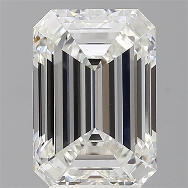 3.60 ct. emerald Lab Grown Diamond front image