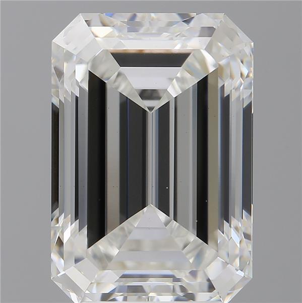 5.09 ct. emerald Lab Grown Diamond front image