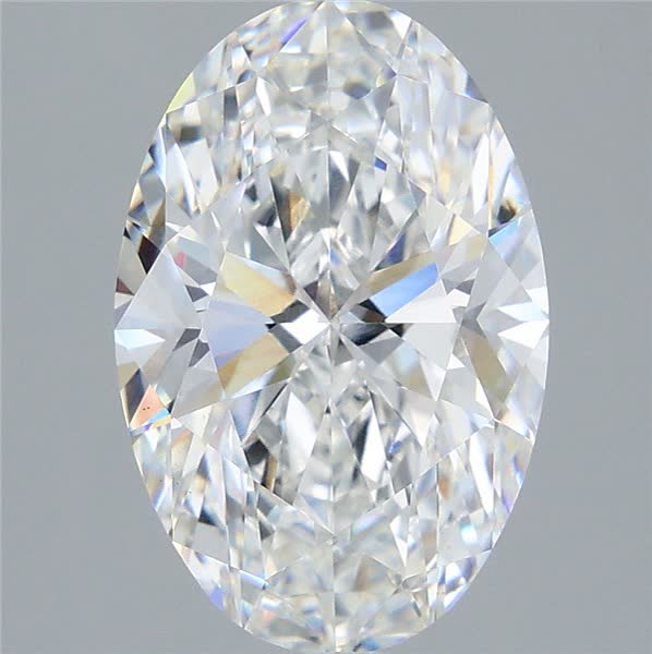 4.03 ct. oval Lab Grown Diamond front image