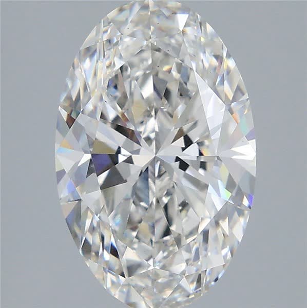 4.05 ct. oval Lab Grown Diamond front image