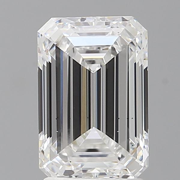 2.56 ct. emerald Lab Grown Diamond front image