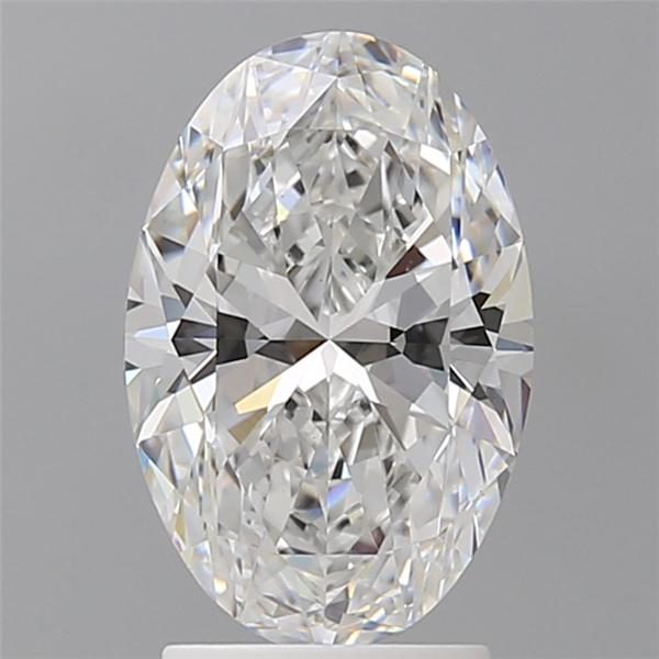 2.58 ct. oval Lab Grown Diamond front image