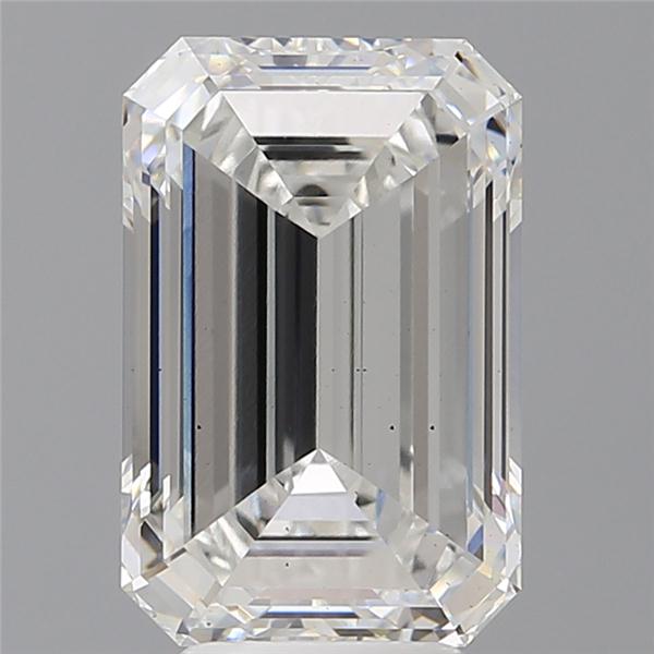 5.56 ct. emerald Lab Grown Diamond front image