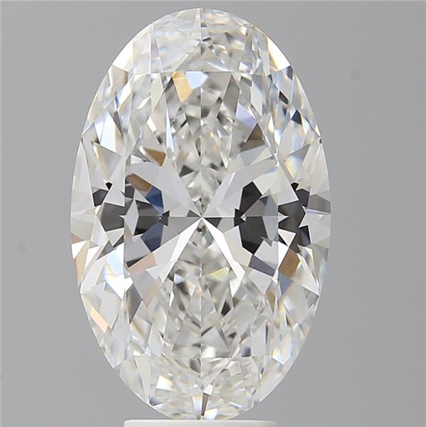 6.53 ct. oval Lab Grown Diamond front image