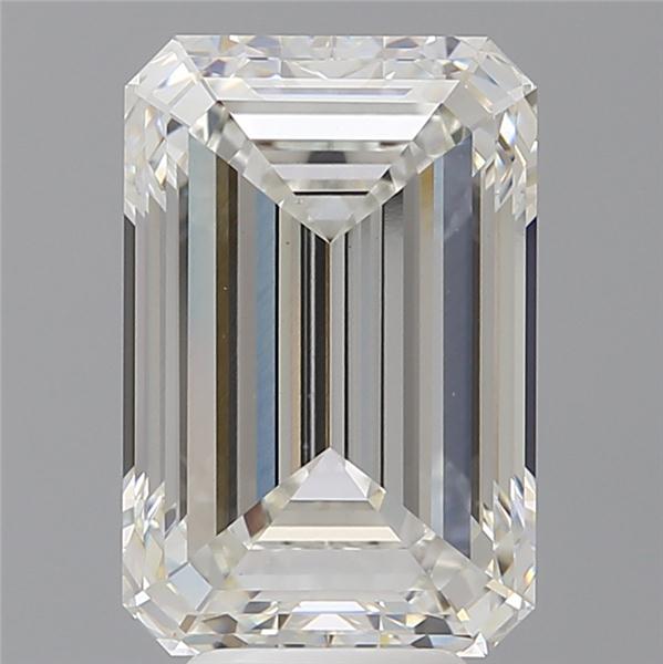 6.48 ct. emerald Lab Grown Diamond front image