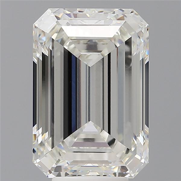7.10 ct. emerald Lab Grown Diamond front image