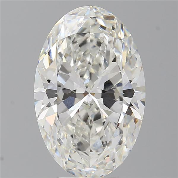 6.08 ct. oval Lab Grown Diamond front image