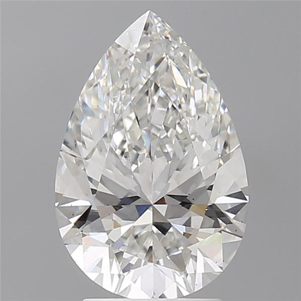 3.05 carat f VS2 EX Cut IGI pear diamond