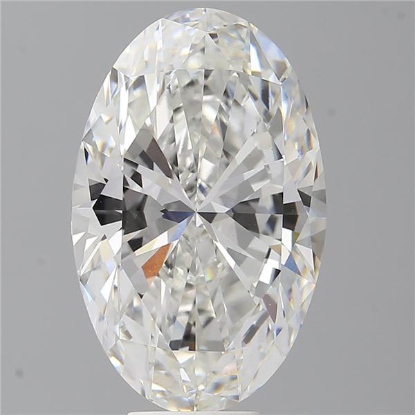 9.10 ct. oval Lab Grown Diamond front image