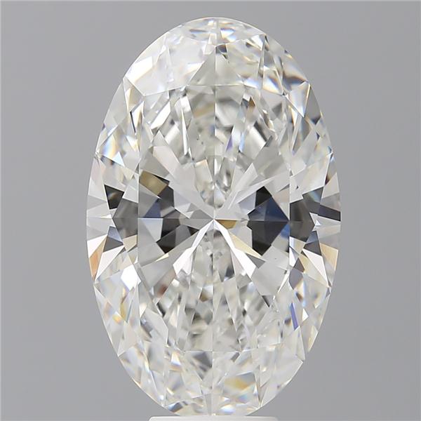 9.57 ct. oval Lab Grown Diamond front image