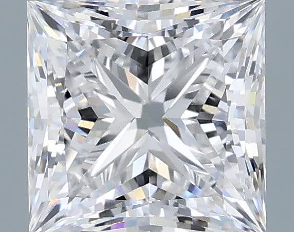 2.06 ct. princess Lab Grown Diamond front image