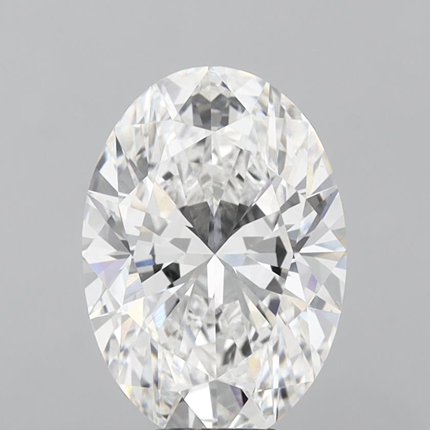 7.03 ct. oval Lab Grown Diamond front image