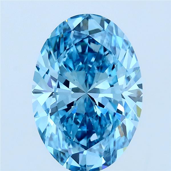 2.71 ct. oval Lab Grown Diamond front image