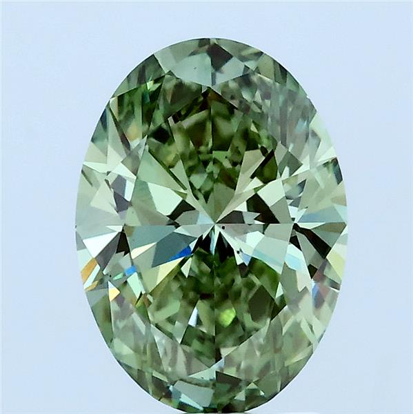 2.01 ct. oval Lab Grown Diamond front image
