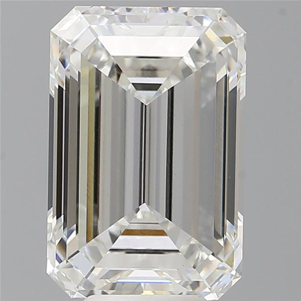 7.10 ct. emerald Lab Grown Diamond front image