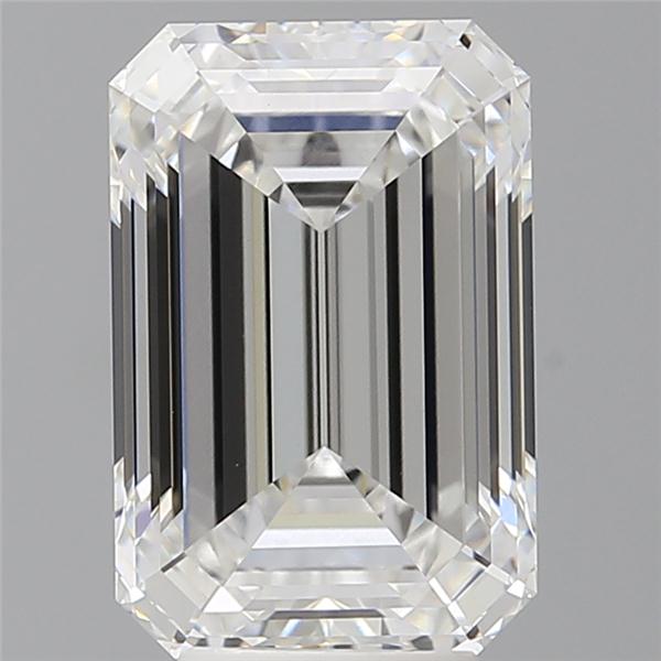 5.60 ct. emerald Lab Grown Diamond front image