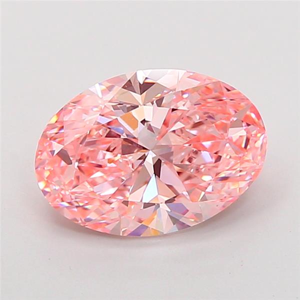 3.02 ct. oval Lab Grown Diamond front image