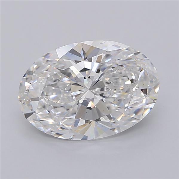 3.05 ct. oval Lab Grown Diamond front image